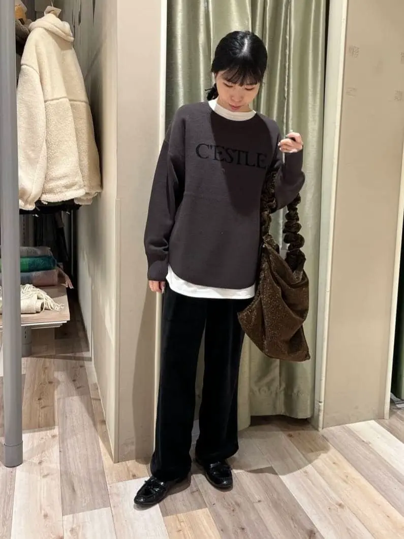 もちやわロゴニットプルオーバー/Green Parks（グリーン パークス）の