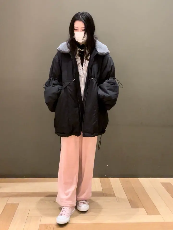 swing by 中綿スタンドカラーミリタリーコート/Green Parks（グリーン