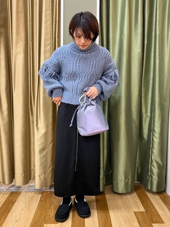 swing by フリンジタートルニット/Green Parks（グリーン パークス）の