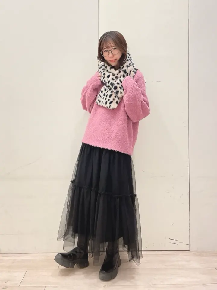 ELENCARE DUE ハイブリットティアードスカート/Green Parks（グリーン