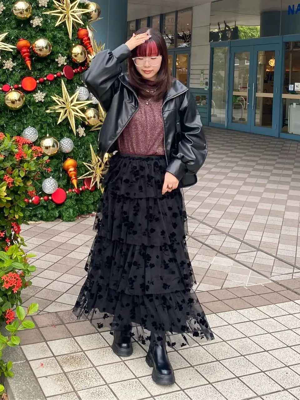 フェイクレザードロストブルゾン/Green Parks（グリーン パークス）の