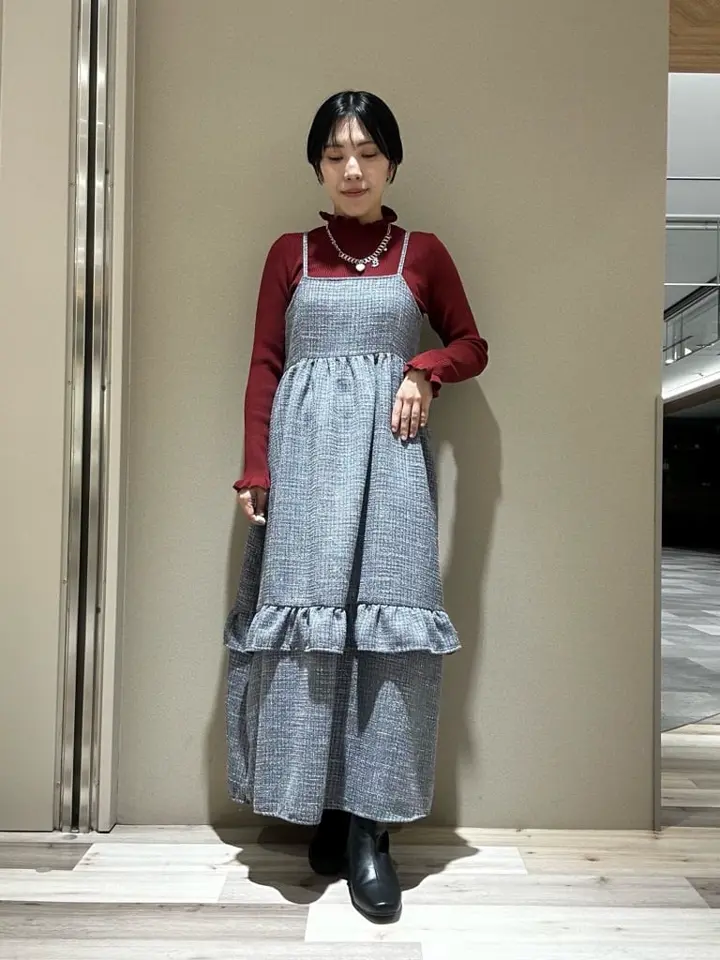 専用レリアン 近年モデル ダークグリーン ツイード ワンピース9M ダークグリーンワンピース | レリアン | 大丸東京店公式 SHOP BLOG