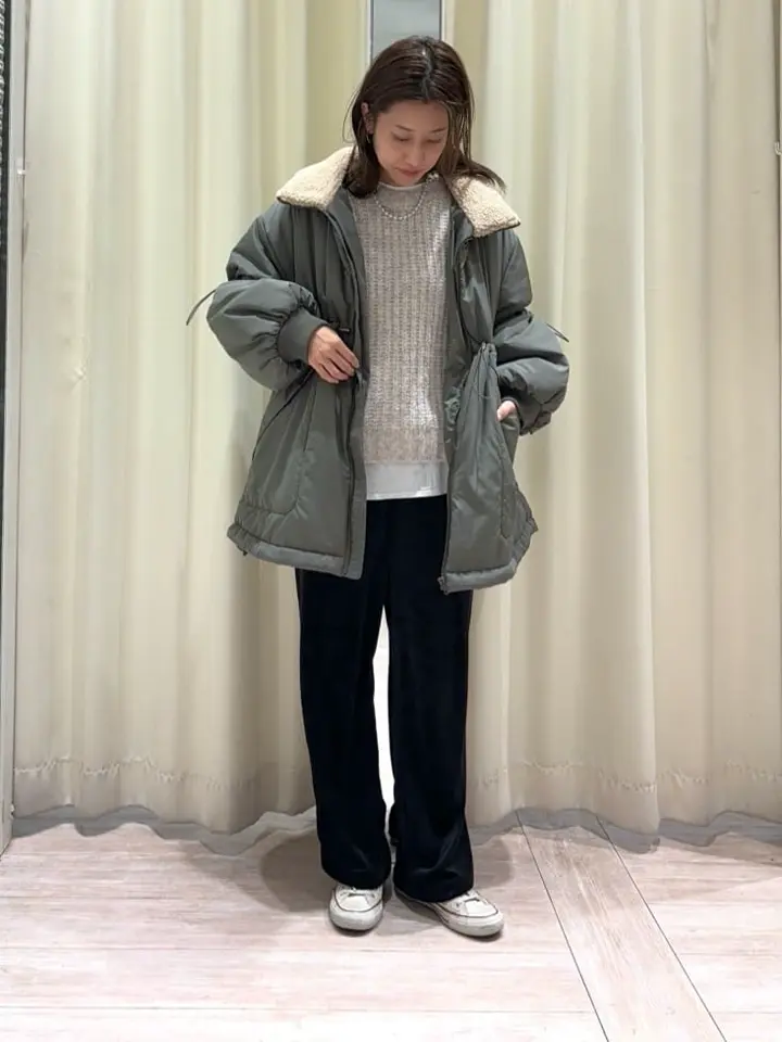 Dog原宿　nirvanaミリタリーコート swing by 中綿スタンドカラーミリタリーコート/Green Parks（グリーン