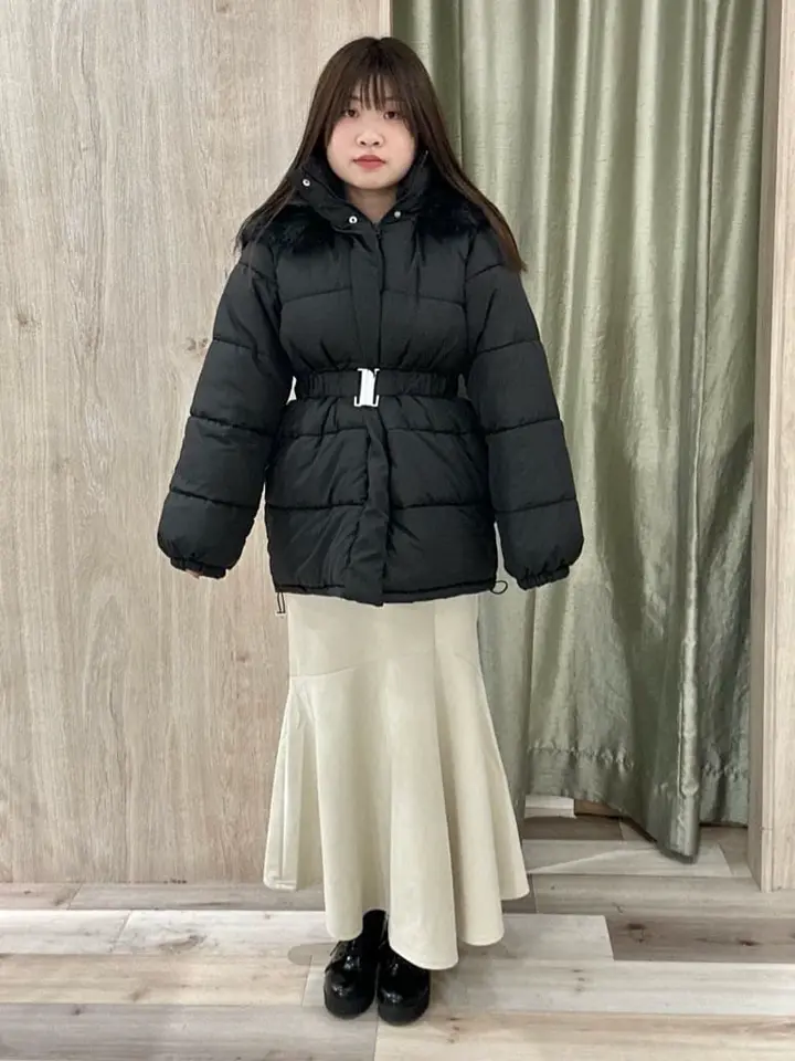【新品タグ付】リーファー 梨花　ダウンベスト付モッズコート　完全防寒　黒 CR モッズコート(+ミリタリーダウンベスト) – TAIONインナーダウン公式