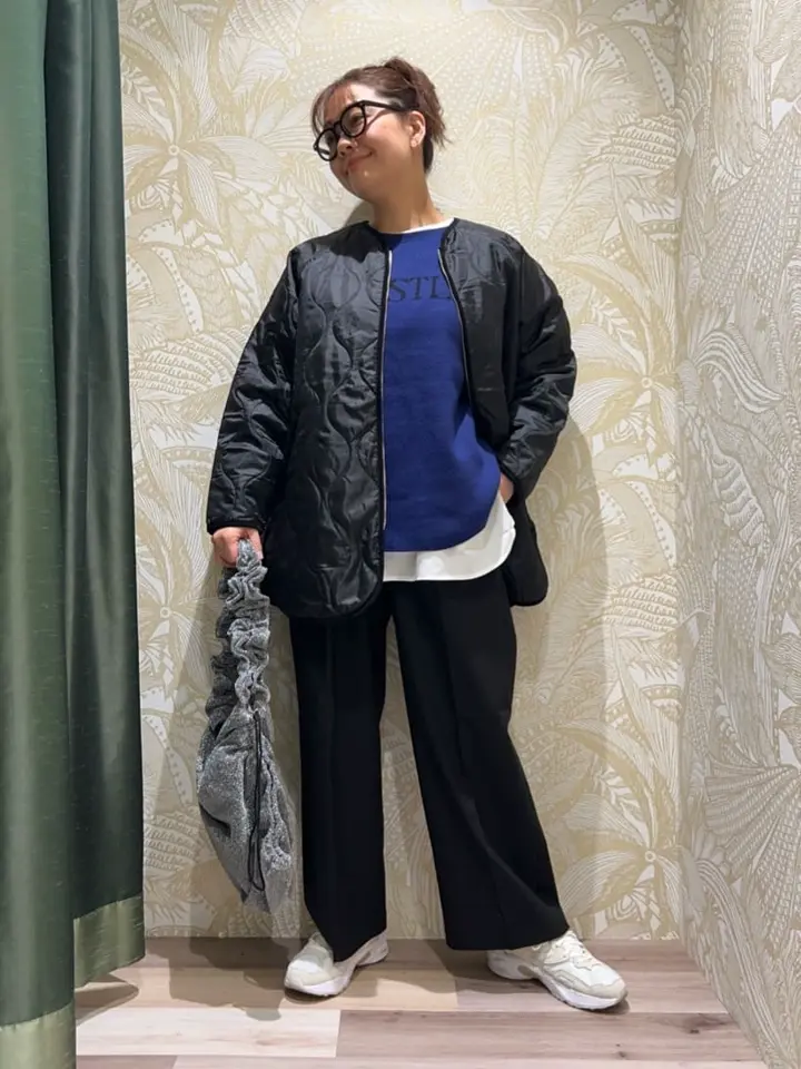 撥水加工 キルティングZIPブルゾン/Green Parks（グリーン パークス