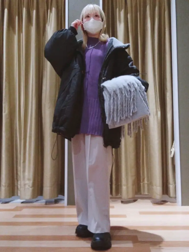 swing by 中綿スタンドカラーミリタリーコート/Green Parks（グリーン