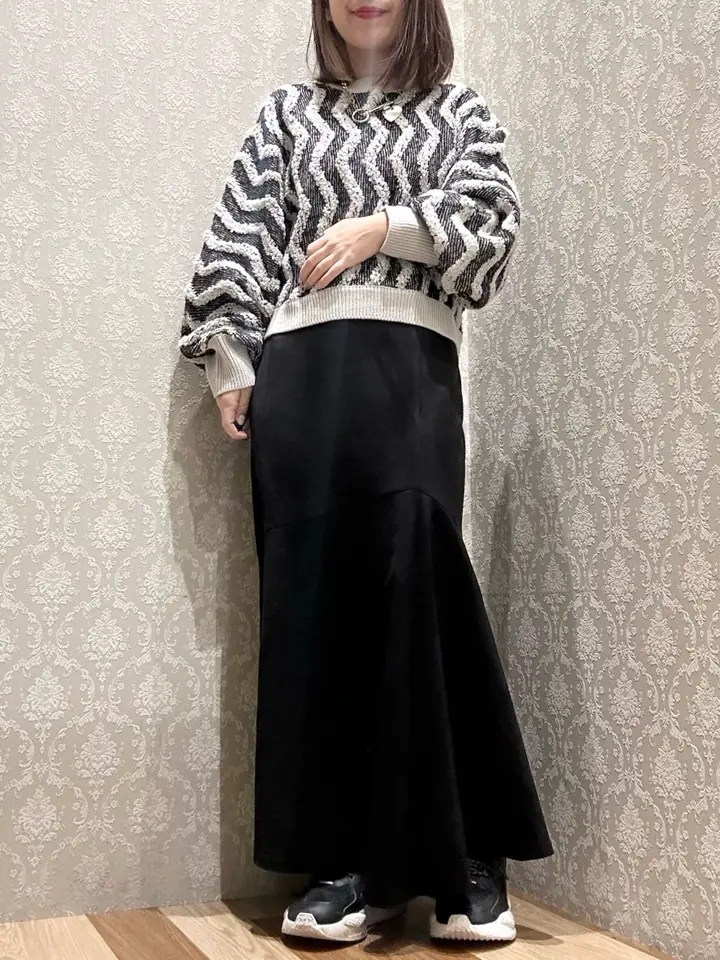 ♡Y's ロング巻きスカート グリーン 【美品・希少・オマケ付き】 セール】小花柄ティアード切替ボリュームロングスカート（スカート