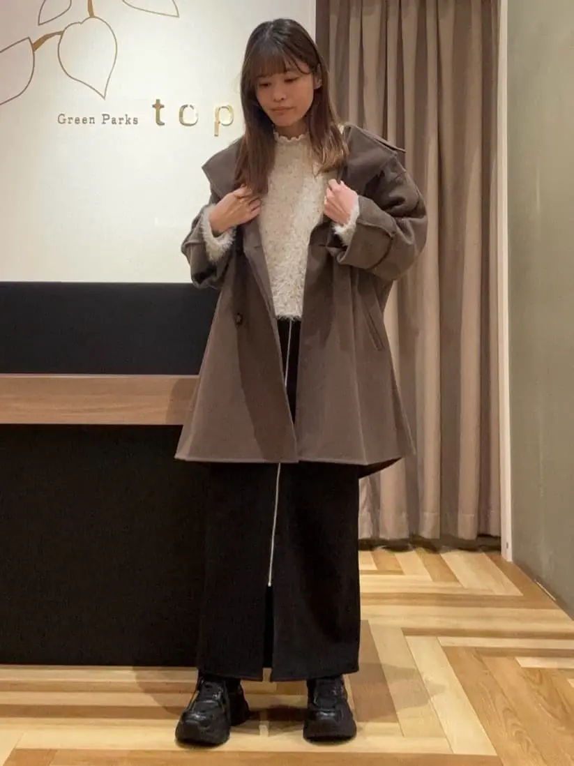 あったからくスレ フロントZIPスカート/Green Parks（グリーン