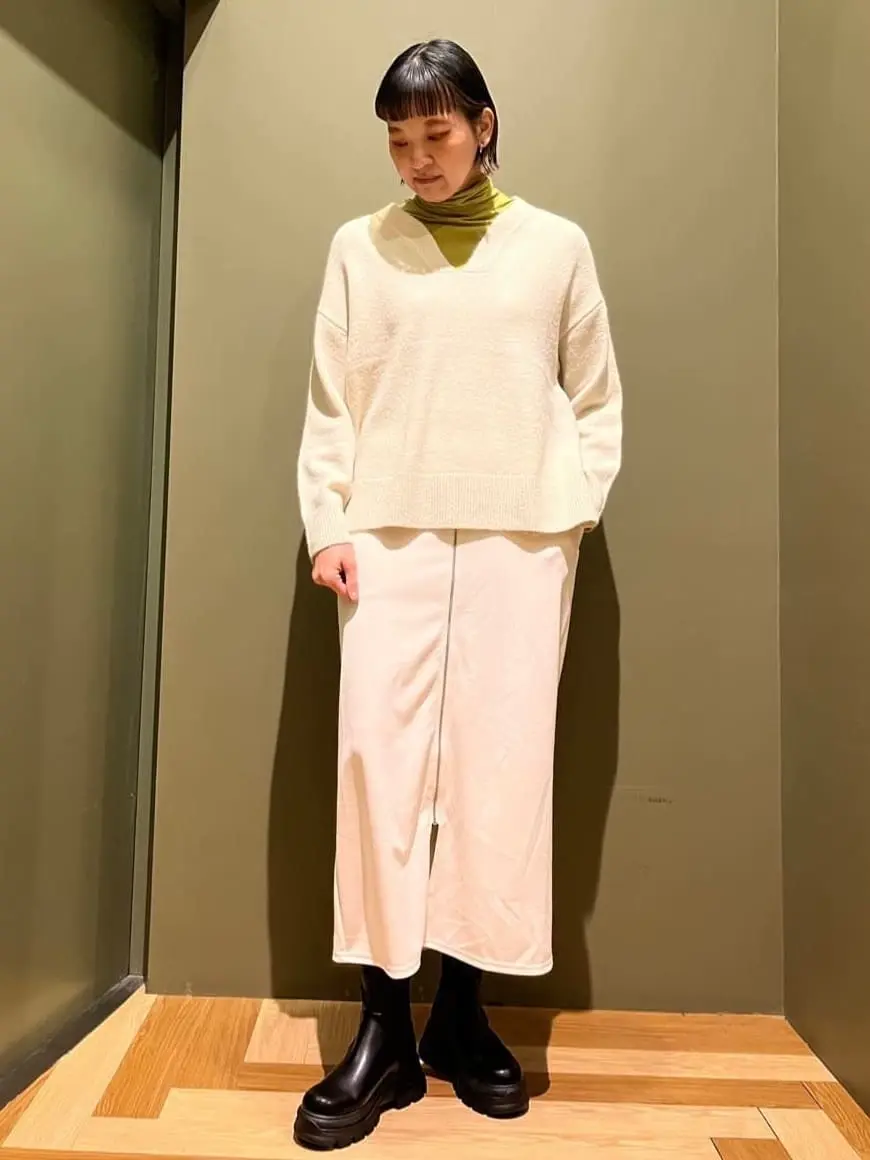 あったからくスレ フロントZIPスカート/Green Parks（グリーン