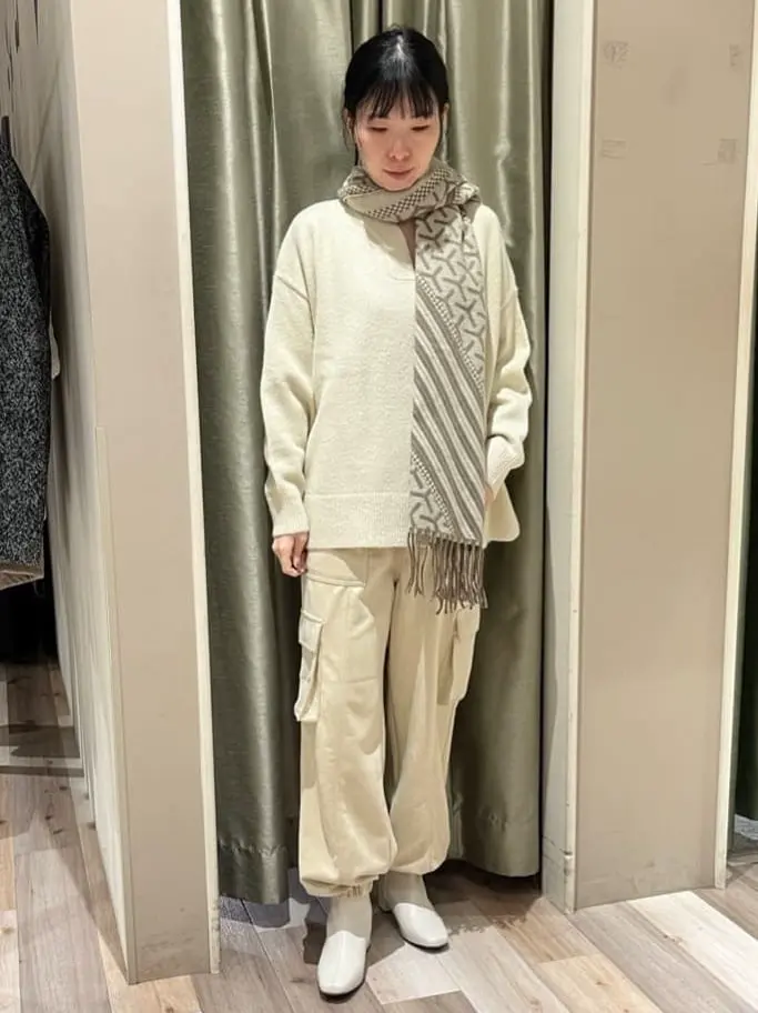 SUGAR SPOONスエードポンチカーゴパンツ/Green Parks（グリーン