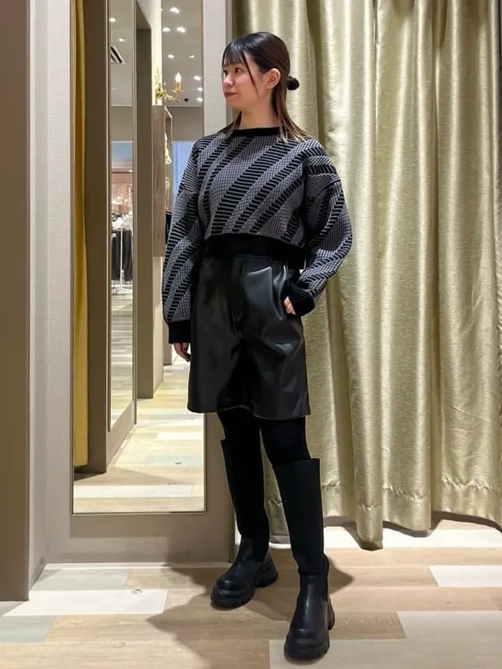 レザーショートパンツ/Green Parks（グリーン パークス）のハーフ