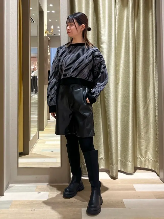 レザーショートパンツ/Green Parks（グリーン パークス）のハーフ