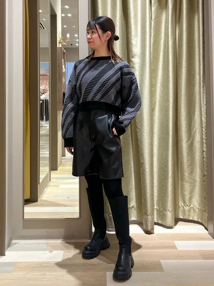 レザーショートパンツ/Green Parks（グリーン パークス）のハーフ