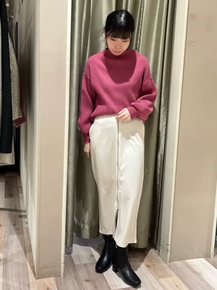 swing by ボトルネックカラーニット/Green Parks（グリーン パークス