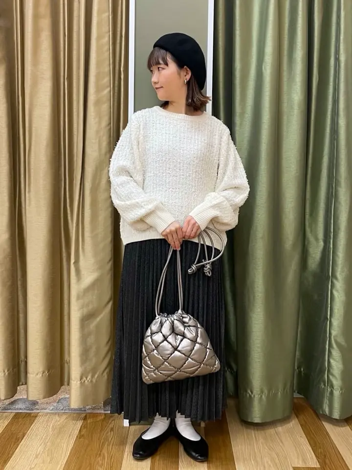 QUON 合皮キルト巾着/Green Parks（グリーン パークス）のポーチ