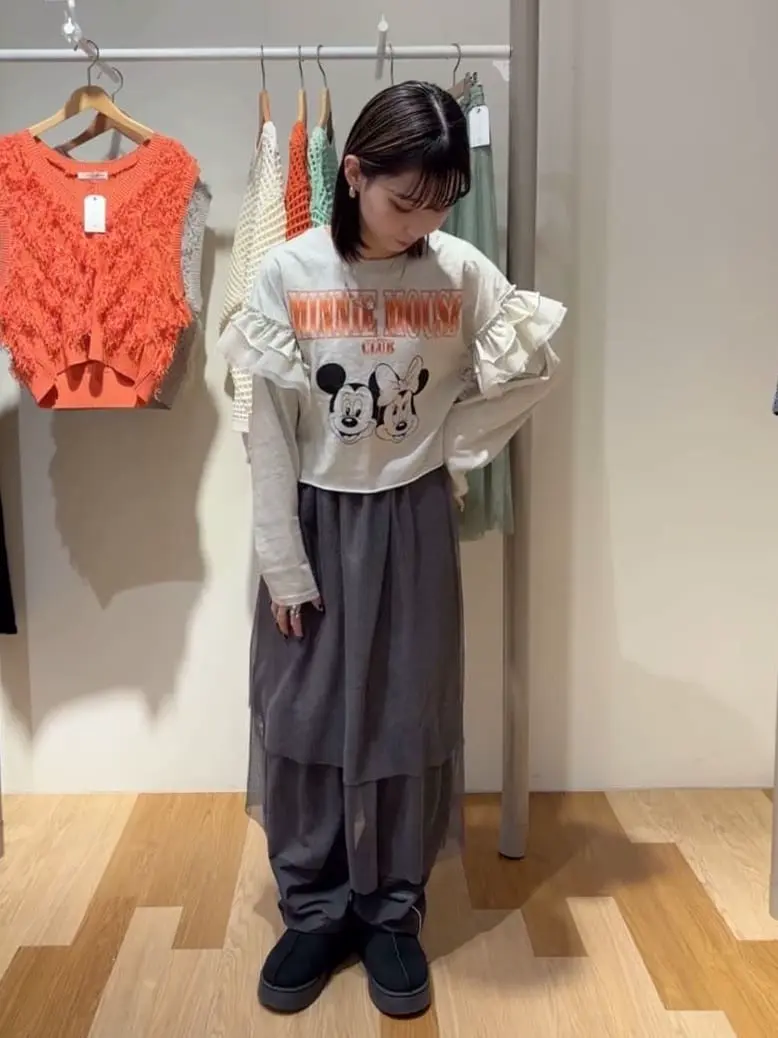 メッシュティアードスカート/Green Parks（グリーン パークス）の