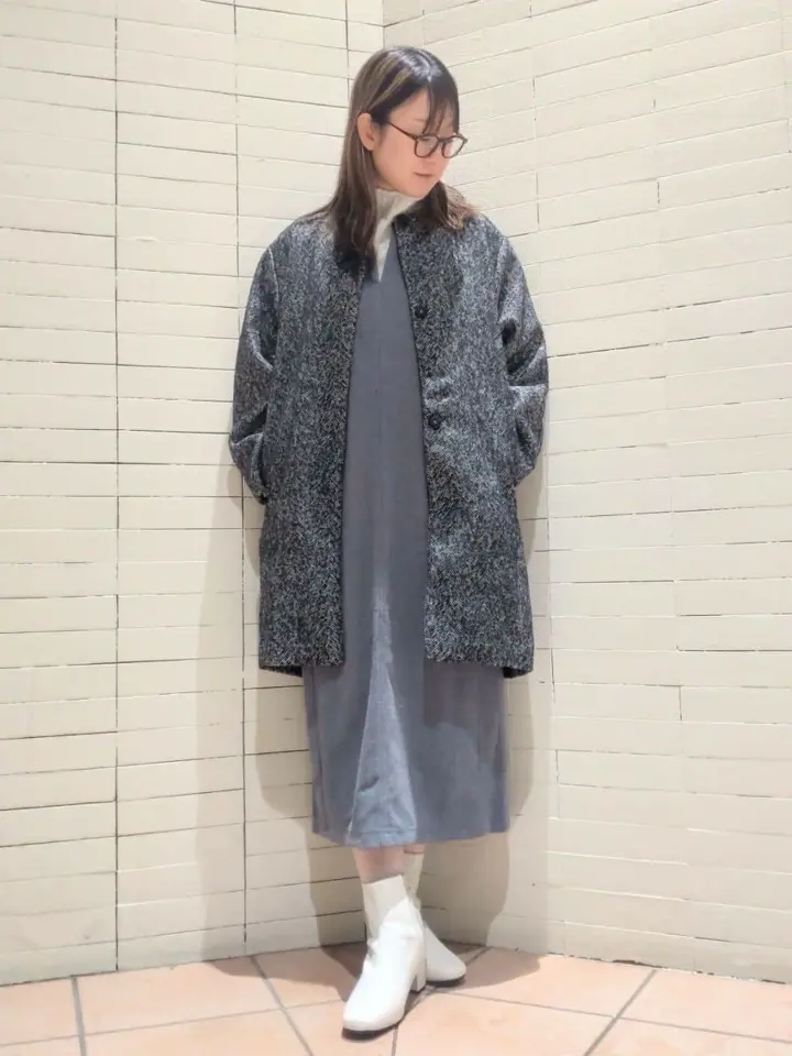 柄圧縮ポンチキーネックジャンスカ/Green Parks（グリーン パークス