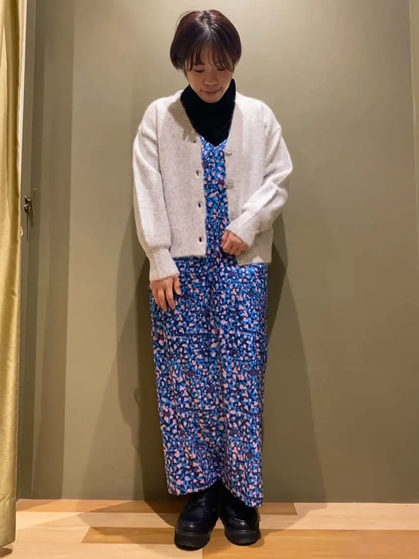 ミッキー＆フレンズ/ジャガードキャミワンピース/Green Parks