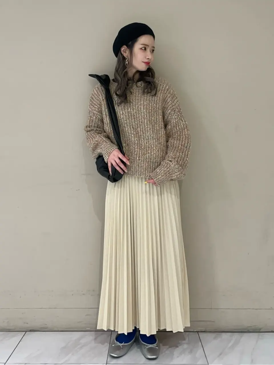 mixラメショートニットプルオーバー/Green Parks（グリーン パークス