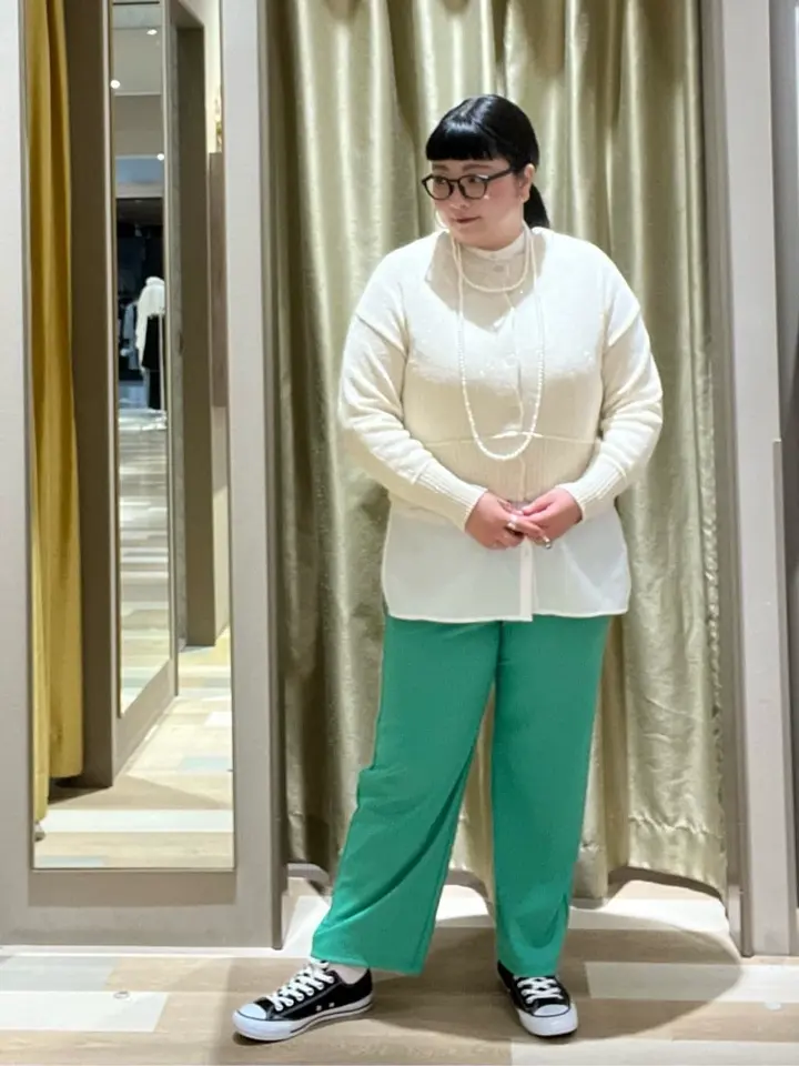 2way スパンコールニットプルオーバー/Green Parks（グリーン パークス