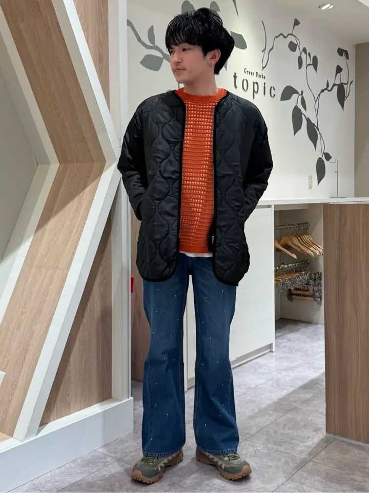 撥水加工 キルティングZIPブルゾン/Green Parks（グリーン パークス