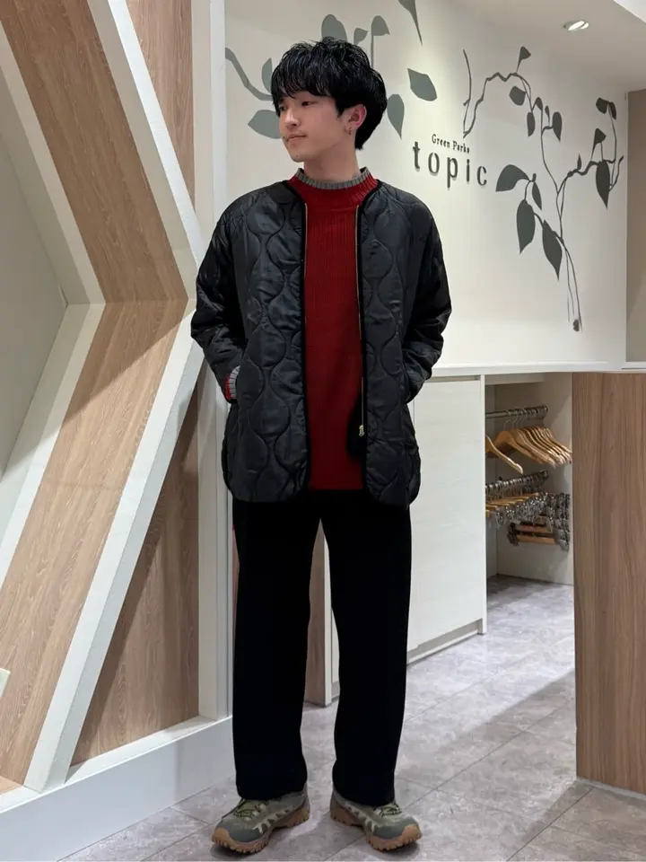 ≪USED≫撥水加工 キルティングZIPブルゾン/Green Parks（グリーン