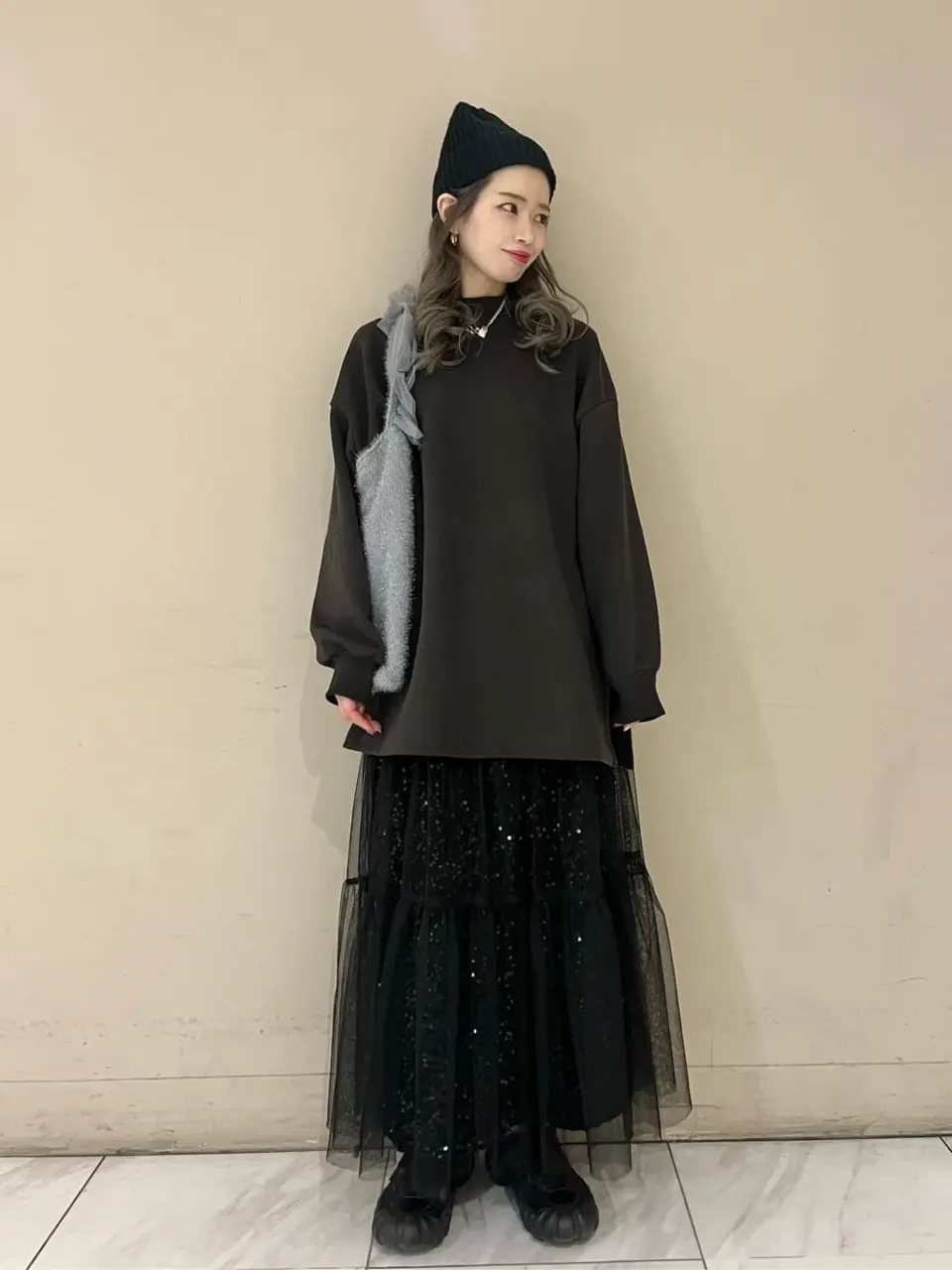 ハイネックBIGスウェット/AMERICAN HOLIC（アメリカンホリック）の