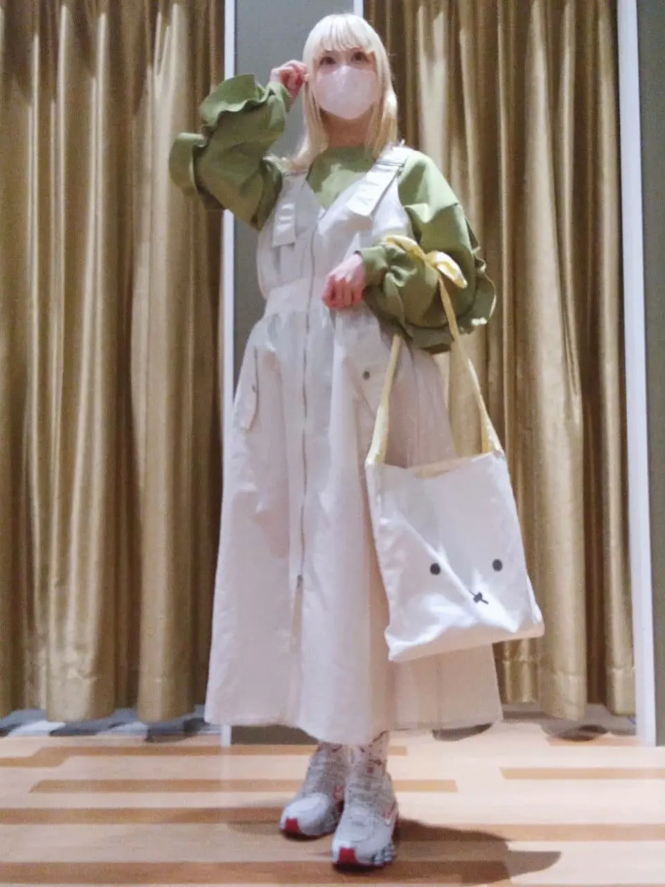 swing by フリルスリーブプルオーバー/Green Parks（グリーン パークス