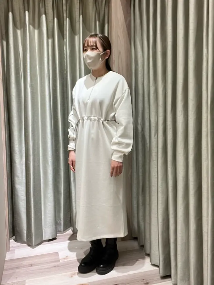 ハーフZIPトラックワンピース/Green Parks（グリーン パークス）の