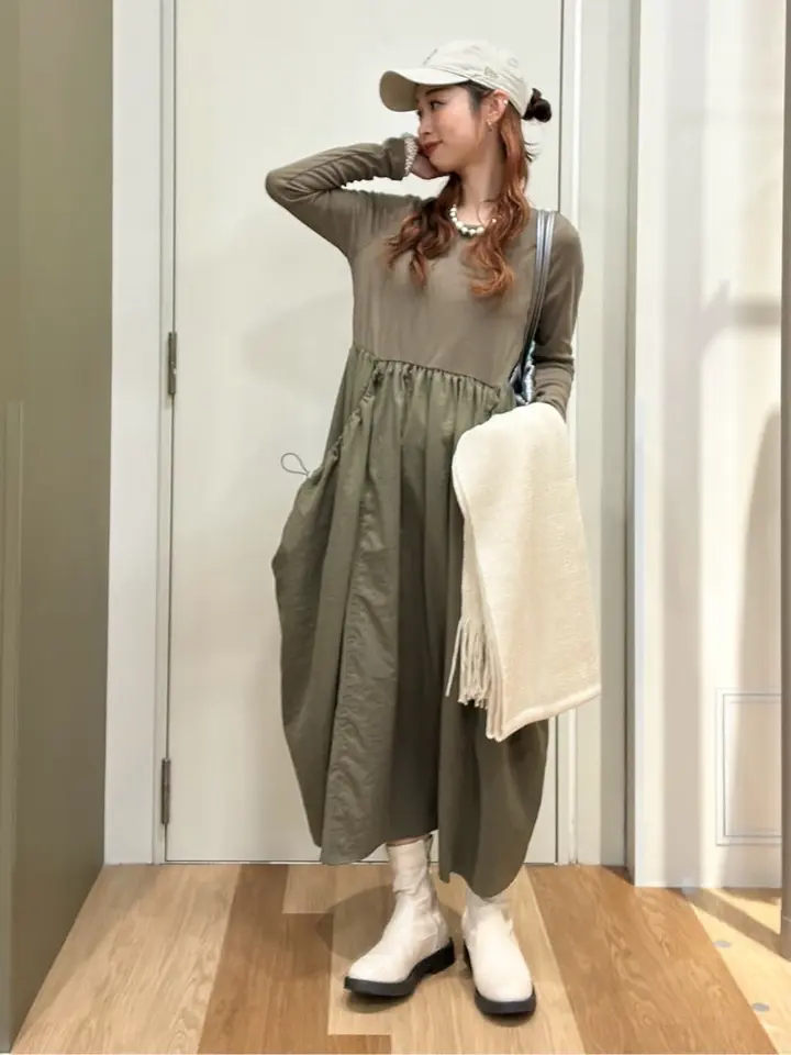 SUGAR SPOON コクーンハイブリットワンピース/Green Parks（グリーン