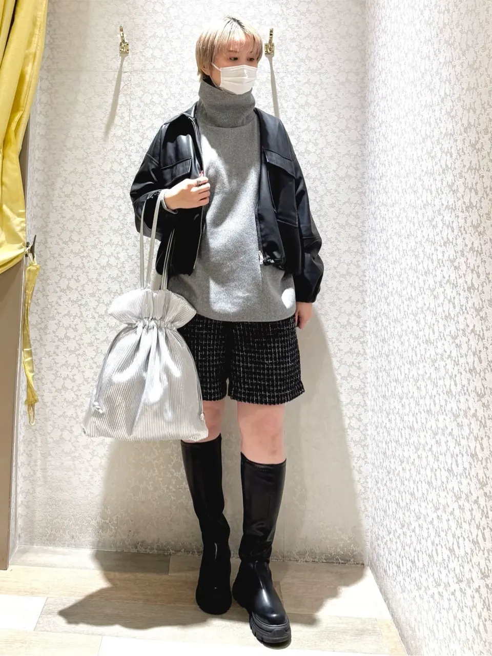 圧縮ポンチゆるタートルプルオーバー/Green Parks（グリーン パークス