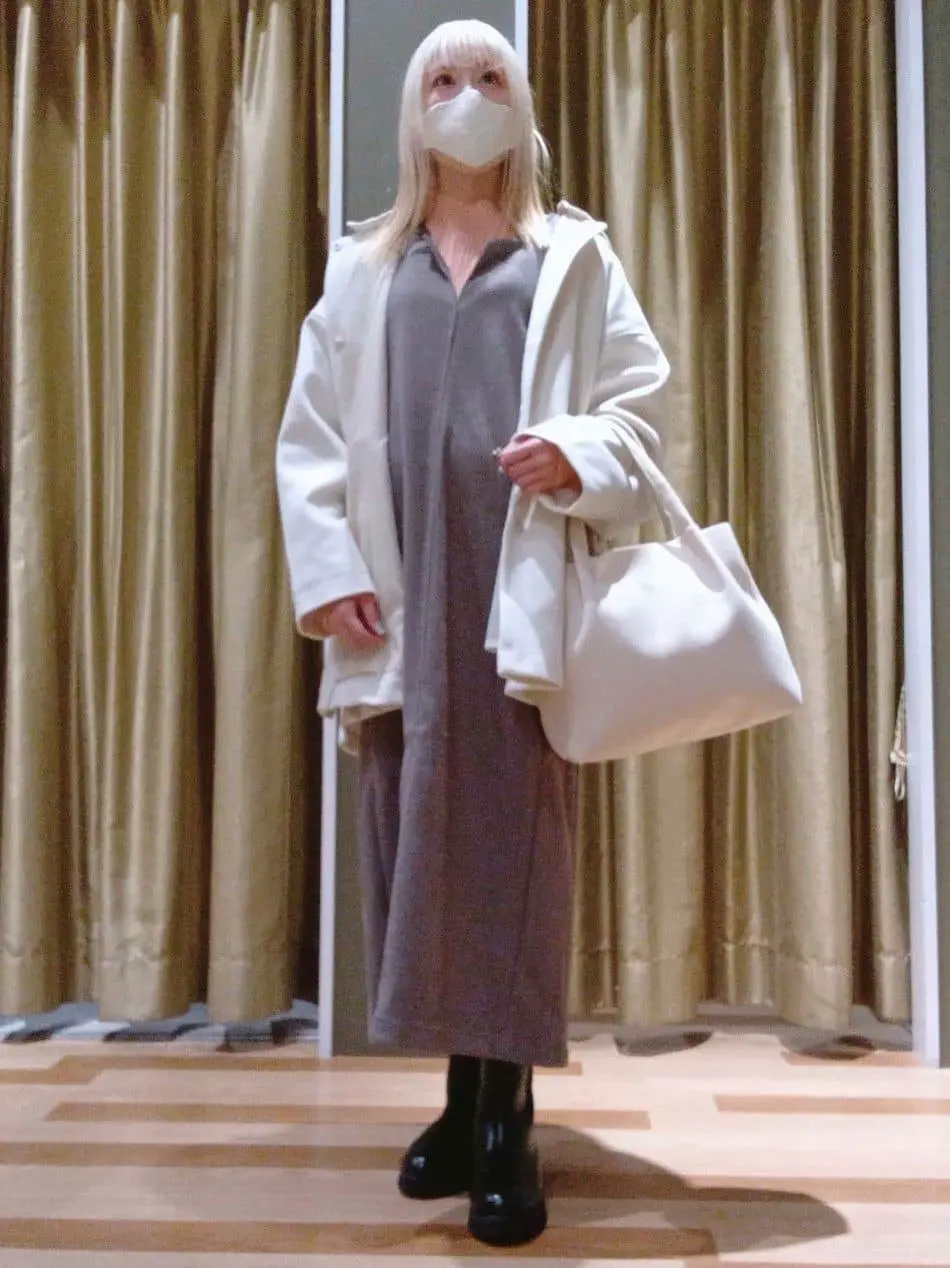 柄圧縮ポンチキーネックジャンスカ/Green Parks（グリーン パークス