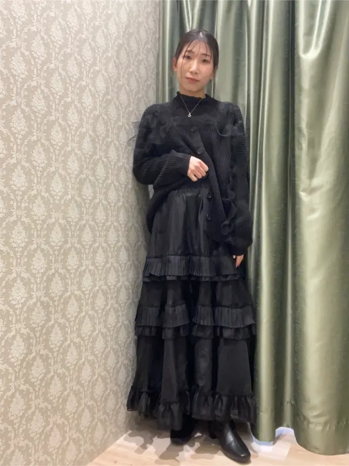 チュールフリルカーディガン/earth music&ecology（アース