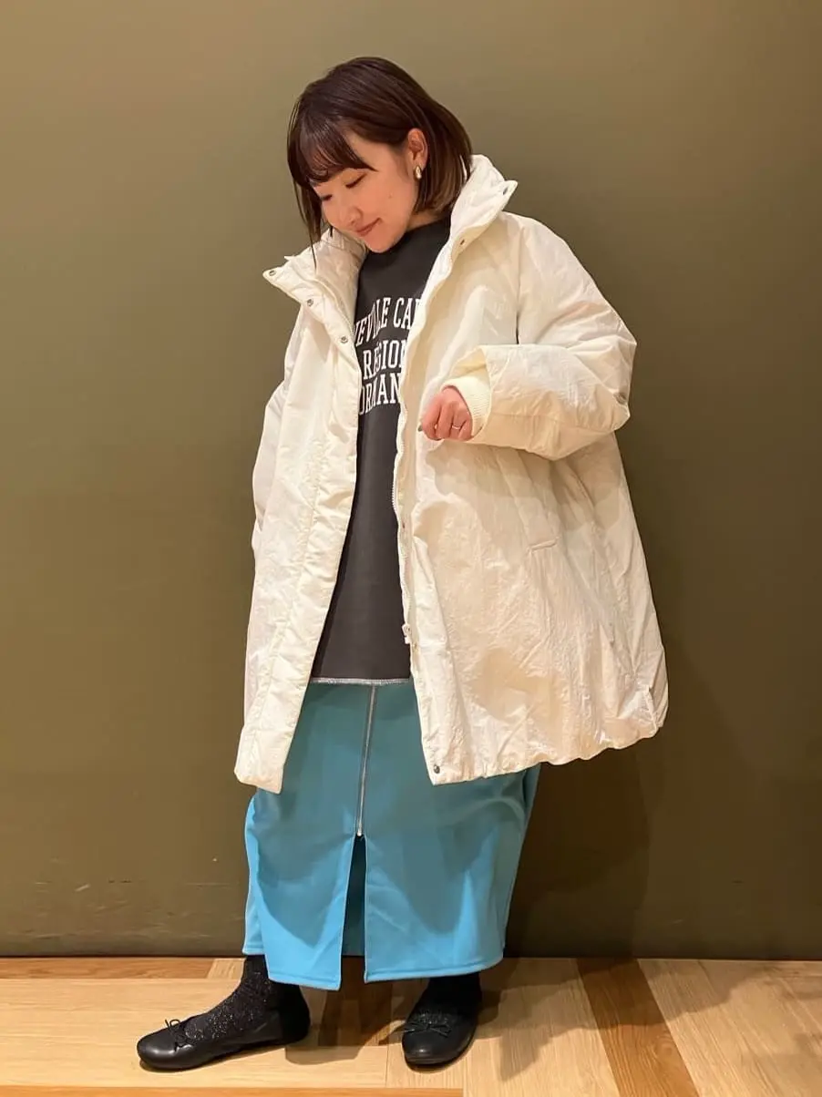 シームレス中綿ドロストコート/Green Parks（グリーン パークス）の