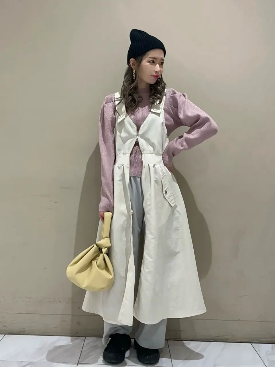 swing by ラメニットパワーショルダー/Green Parks（グリーン パークス