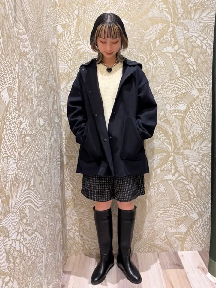 フード取り外しハーフコート/Green Parks（グリーン パークス）の