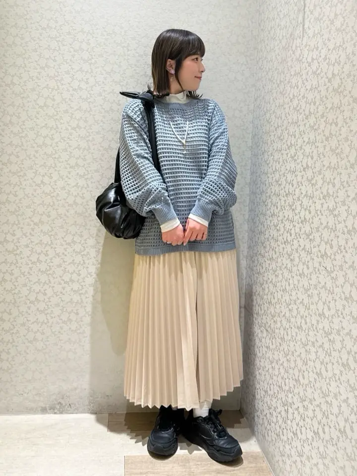 メッシュニットチュニック/Green Parks（グリーン パークス）のニット