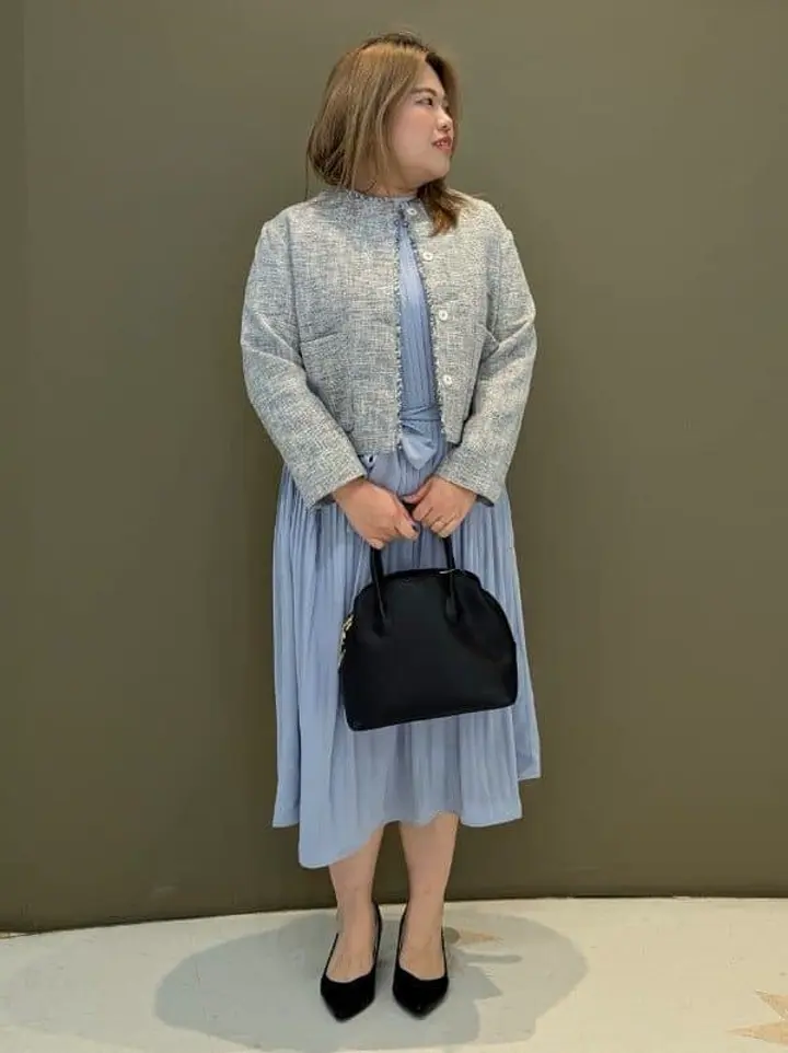 ef-de ツイードノーカラージャケット/Green Parks（グリーン パークス