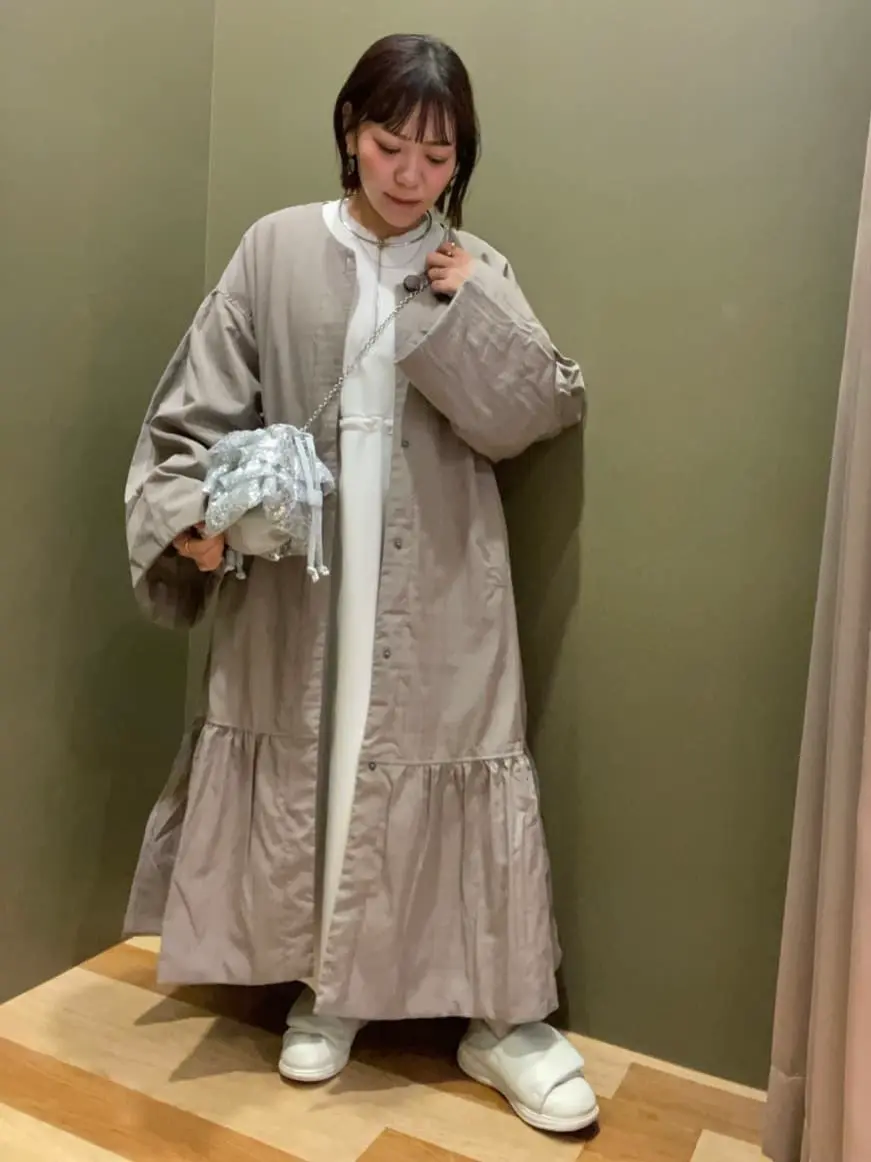 □ESCAR パディングロングコート/Green Parks（グリーン パークス）の