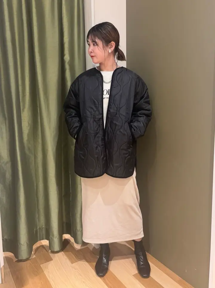 撥水加工 キルティングZIPブルゾン/Green Parks（グリーン パークス