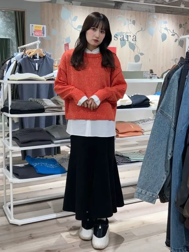 マシュマロスエードマーメイドスカート/Green Parks（グリーン