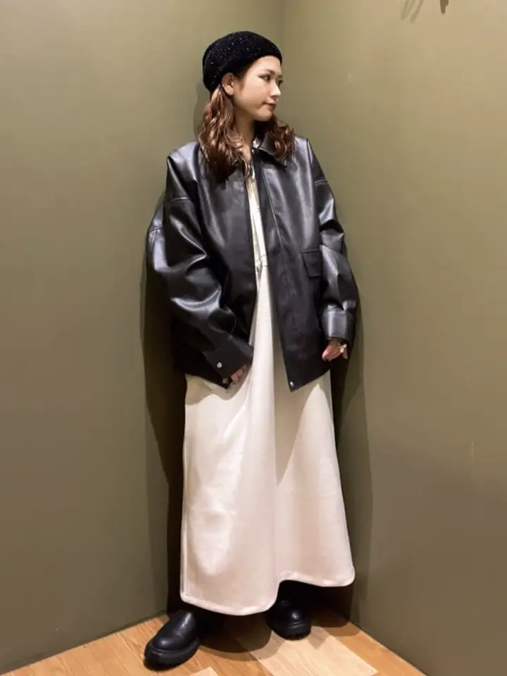 ハーフZIPトラックワンピース/Green Parks（グリーン パークス）の