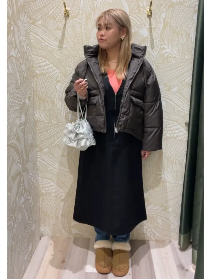 前後2WAYハーフZIPジャンパースカート/Green Parks（グリーン パークス