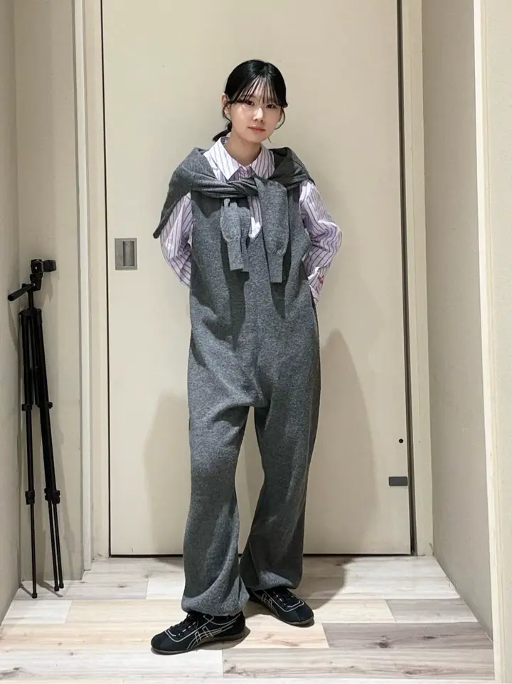 ミッキー＆フレンズ/ストライプシャツ/Green Parks（グリーン パークス