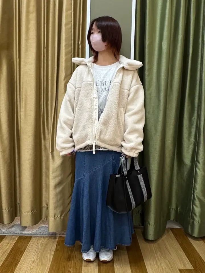 リバーシブルコンビボアブルゾン/Green Parks（グリーン パークス）の