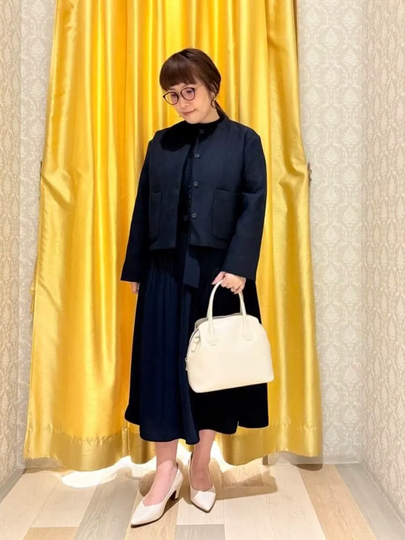 ef-de ツイードノーカラージャケット/Green Parks（グリーン パークス