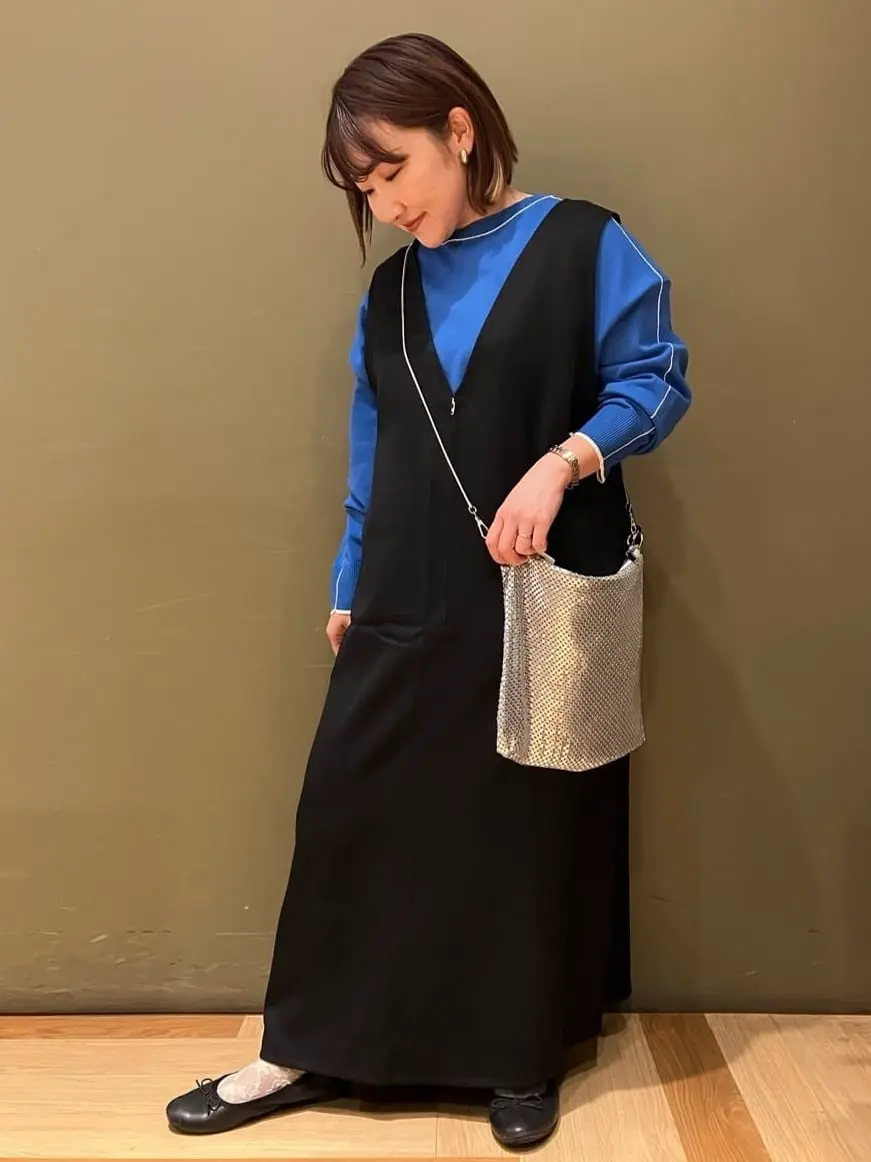 前後2WAYハーフZIPジャンパースカート/Green Parks（グリーン パークス