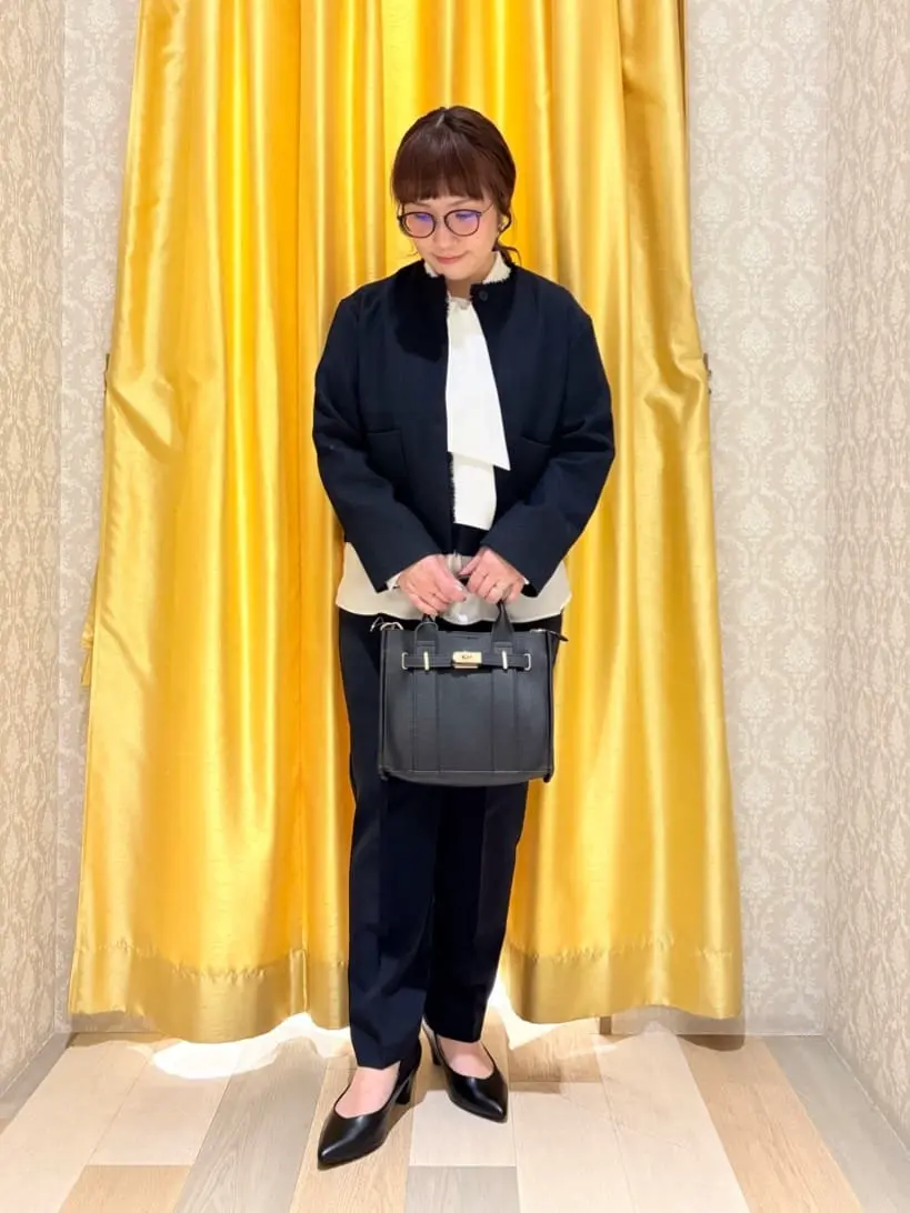 ef-de ツイードノーカラージャケット/Green Parks（グリーン パークス