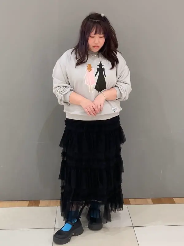 □WICKED アート刺繍スウェット/Green Parks（グリーン パークス）の