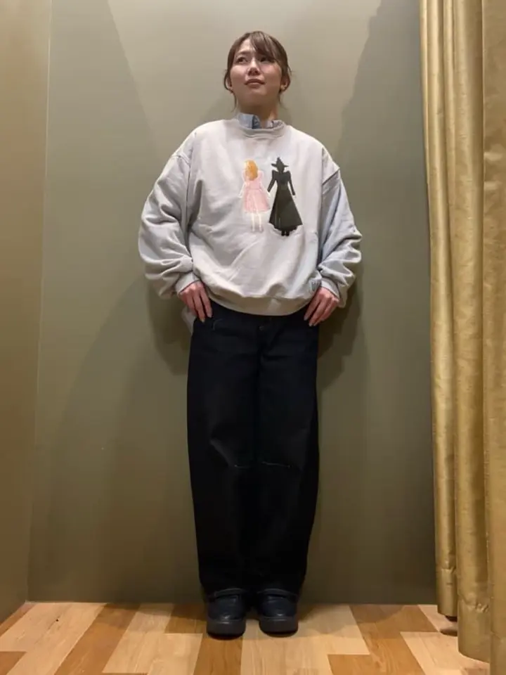 □WICKED アート刺繍スウェット/Green Parks（グリーン パークス）の